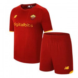 Camisola AS Roma Criança Equipamento Primeiro 2021-2022 Manga Curta